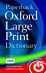 Paperback Oxford Large Print Dictionary