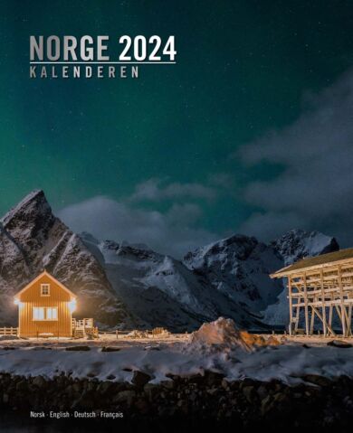 Kalender 2024 Norge nord 33x41cm