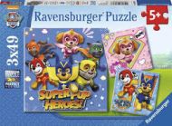 Puslespill 3X49 Paw Patrol Ravensburger