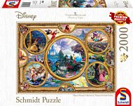 Puslespill 2000 Schmidt Kinkade Disney Drømmer