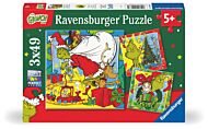 Puslespill 3X49 Grinch Ravensburger