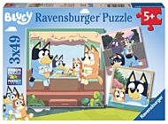 Puslespill 3x49 Bluey Ravensburger