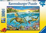 Puslespill 100 Skilpadder Ravensburger