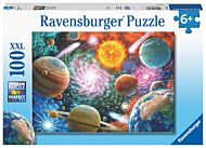 Puslespill 100 Verdensrommet Ravensburger