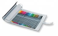 Fineliner Staedtler m/pennal sort (20)