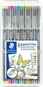 Fiberpenn Staedtler Pigment 0,5 ass (6)