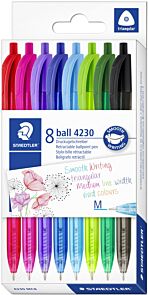 Kulepenn Staedtler 4230 M ass 8pk