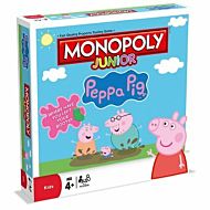 Spill Monopoly Junior Peppa Pig Engelsk Utgav