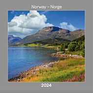Kalender 2024 Norge 30x30cm