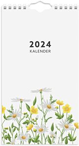 Veggkalender 2024 Grieg Blomster Mini