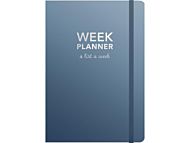Kalender udatert Week Planner Blå A5