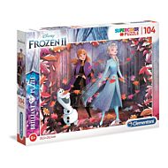 Puslespill 104 Bril Frozen 2 Clementoni