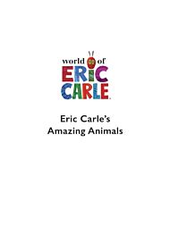 Eric Carle's Book of Amazing Animals