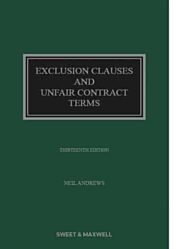 Exclusion Clauses and Unfair Contract Terms