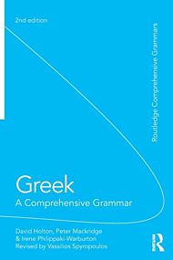 Greek: A Comprehensive Grammar of the Modern Language