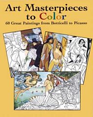 Art Masterpieces to Colour