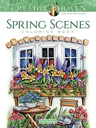 Creative Haven Spring Scenes Coloring Book