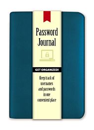 Password Journal: Caribbean Blue