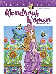 Creative Haven Wondrous Women Coloring Book