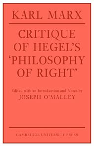 Critique of Hegel's 'Philosophy Of Right'