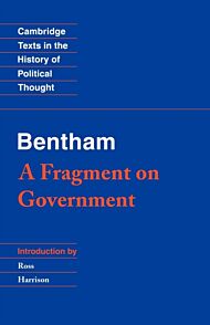 Bentham: A Fragment on Government