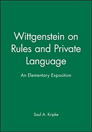 Wittgenstein on Rules and Private Language