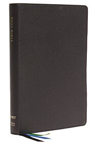 NET Bible, Thinline Large Print, Leathersoft, Black, Comfort Print