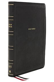 KJV Holy Bible, Giant Print Thinline Bible, Black Leathersoft, Red Letter, Comfort Print: King James