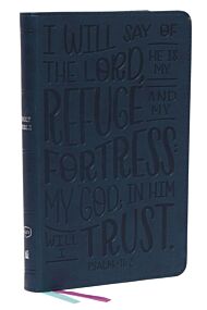 KJV, Thinline Youth Edition Bible, Verse Art Cover Collection, Leathersoft, Teal, Red Letter, Comfor