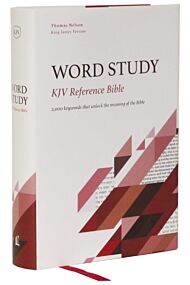 KJV, Word Study Reference Bible, Hardcover, Red Letter, Comfort Print