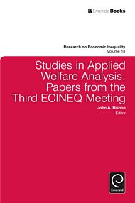 Studies in Applied Welfare Analysis