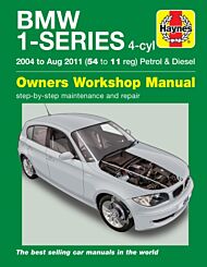 BMW 1-Series 4-cyl Petrol & Diesel (04 - Aug 11) Haynes Repair Manual