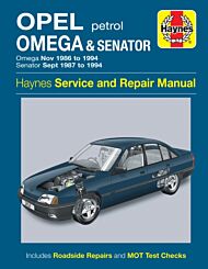 Opel Omega & Senator Petrol (Nov 86 - 94) Haynes Repair Manual