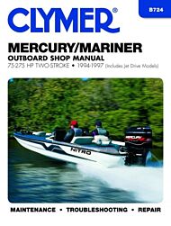 Mercury Mariner 75-275 HP Two Stroke Outboards Includes Jet Drive Models (1994-1997) Service Repair