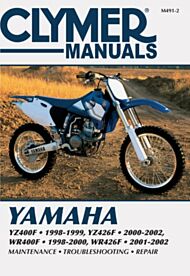 Yamaha YZ400F, YZ426F, WR400F & WR426F Motorcycle (1998-2002) Service Repair Manual