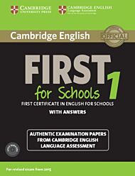 Cambridge English First 1 for Schools for Revised Exam from 2015 Student's Book Pack (Student's Book