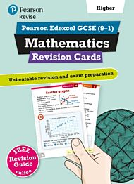 Pearson REVISE Edexcel GCSE Maths Higher Revision Cards (with free online Revision Guide) - 2023 and