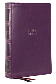 KJV Holy Bible: Compact Bible with 43,000 Center-Column Cross References, Purple Leathersoft w/ Thum