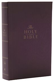 NKJV Compact Paragraph-Style Bible w/ 43,000 Cross References, Purple Softcover, Red Letter, Comfort