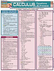 Calculus Equations & Answers