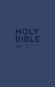 NIV Tiny Navy Soft-tone Bible with Zip