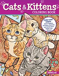 Cats and Kittens Coloring Book