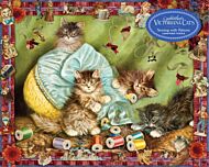 Cynthia Hart's Victoriana Cats: Sewing with Kittens 1,000-Piece Puzzle