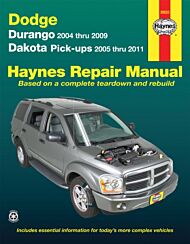 Dodge Durango (2004-2009) & Dakota (2005-2011) pick-ups Haynes Repair Manual (USA)