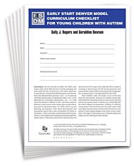 Early Start Denver Model Curriculum Checklist for Young Children with Autism, Set of 15 Checklists,