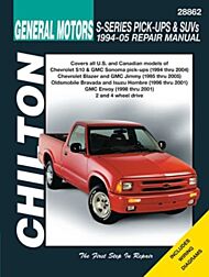 General Motors S-Series Pick Ups & SUVs (94 - 04) (Chilton)