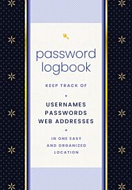 Password Logbook (Black & Gold)