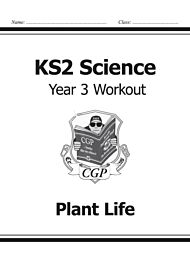 KS2 Science Year 3 Workout: Plant Life