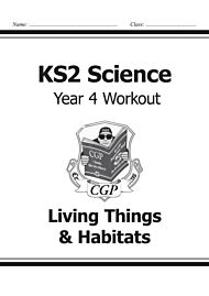 KS2 Science Year 4 Workout: Living Things & Habitats