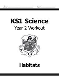 KS1 Science Year 2 Workout: Habitats